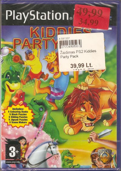 PS2 Kiddies Party Pack